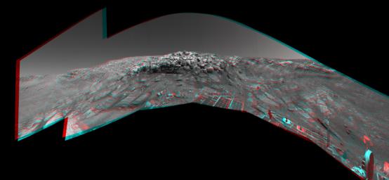 PIA07084: No Shortcut for Opportunity (3-D)