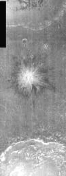 PIA07165: Crater in Nighttime IR