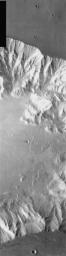 PIA07201: Coprates Chasma Landslides in IR
