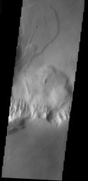 PIA07205: Olympus Mons Landslide