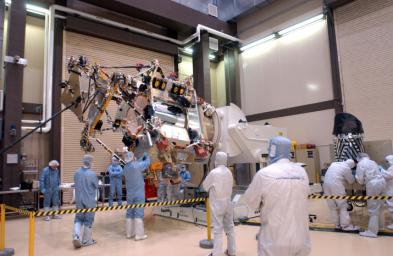 PIA07206: Camera Ready to Install on Mars Reconnaissance Orbiter