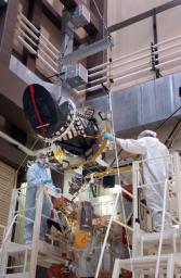PIA07208: Positioning a Camera for Mars Reconnaissance Orbiter