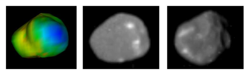 PIA07248: Amalthea, A Rubble-Pile Moon
