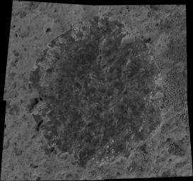 PIA07260: Brushed Target on Rock "Champagne" in Gusev Crater