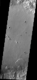 PIA07287: Isidis Crater Landslide