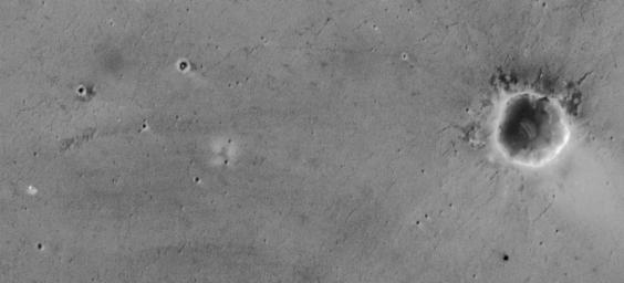 PIA07295: Opportunity Tracks Seen from Orbit