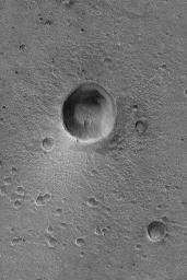 PIA07373: Crater in Acidalia