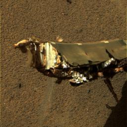 PIA07406: Exterior of Opportunity Heat Shield, Sol 344