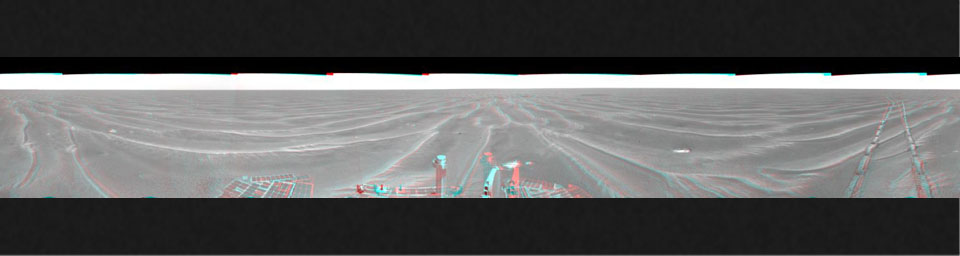PIA07461: Opportunity View on Sol 397 (3-D)
