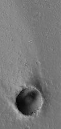 PIA07508: Crater with Windstreak
