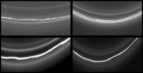 PIA07522: Four Views of the F Ring