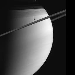 PIA07560: Saturn and Tethys