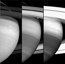 PIA07590: Three Views of Saturn (Animation)