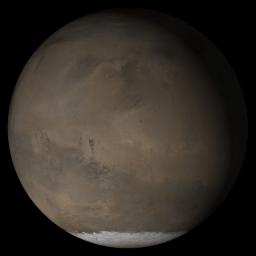 PIA07886: Mars at Ls 193°: Elysium/Mare Cimmerium