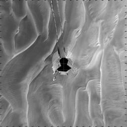 PIA07922: Opportunity's Sol 446 Position, with Relative Heights