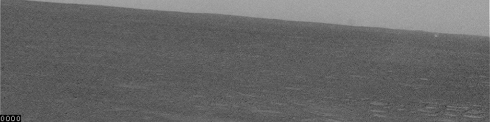 PIA07928: Large Dust Devil on Horizon, Sol 468