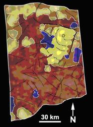 PIA07964: Geologic Map of Titan Volcano