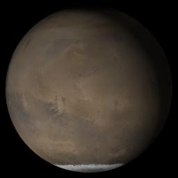 PIA07988: Mars at Ls 211°: Elysium/Mare Cimmerium