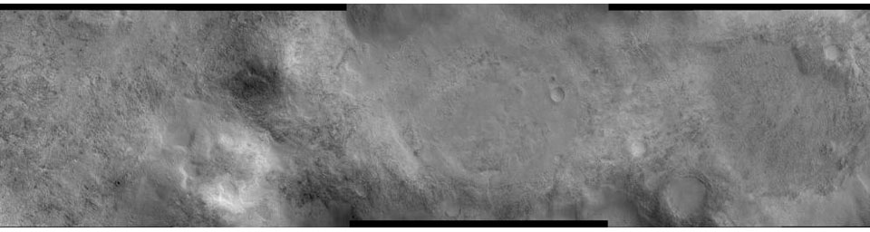 PIA08048: Landscape Northeast of Halley Crater