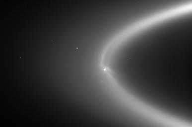 PIA08321: Ghostly Fingers of Enceladus
