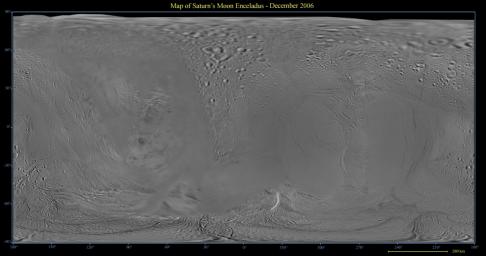 PIA08342: Map of Enceladus - December 2006