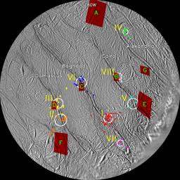 PIA08385: Enceladus Jet Sources