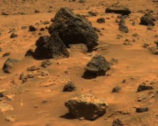 PIA08529: Possible Meteorite in 'Columbia Hills' on Mars