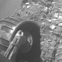 PIA08531: Opportunity Rolls Free Again (Left Front Wheel)