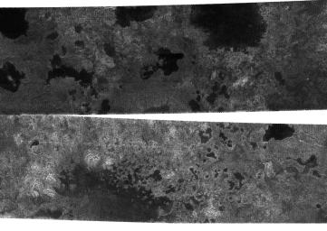 PIA08630: Lakes on Titan