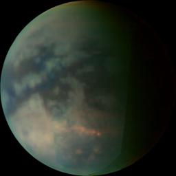 PIA08736: Clouds over Titan
