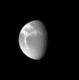 PIA08960: Wisps on Dione