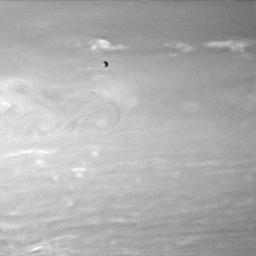 PIA09018: Mimas in Transit