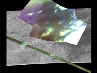 PIA09036: Infrared and Radar Views of Titan #2