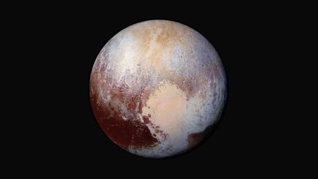 PIA09113: Pluto's Colorful Composition