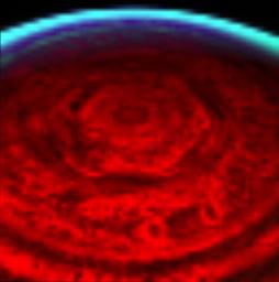 PIA09186: Saturn's Strange Hexagon