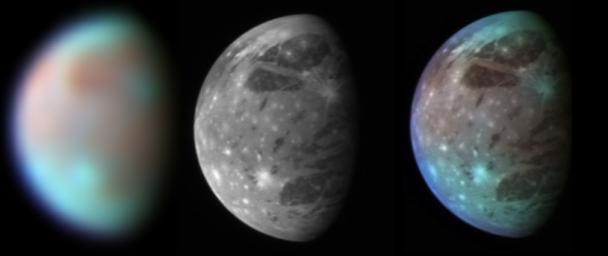PIA09356: Ganymede in Visible and Infrared Light
