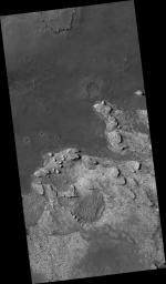 PIA09507: Northeast Sinus Meridiani Landforms