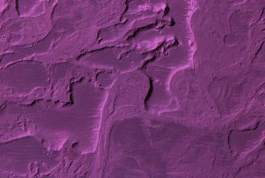 PIA09558: Stereo Anaglyphs of River Meanders in Eberswalde Delta