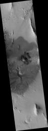 PIA09713: Blocks in the Olympus Mons