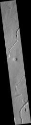 PIA09719: Possible Cinder Cone on the Southern Flank of Pavonis Mons