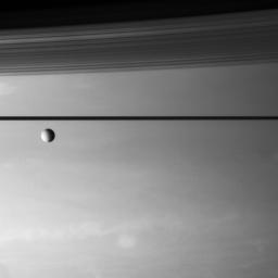 PIA09747: Tethys Aloft