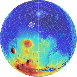 PIA09944: Far-Northern Destination for Phoenix Mars Lander