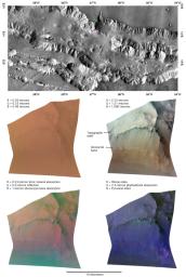PIA10074: The Layer Cake Walls of Valles Marineris