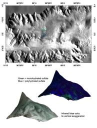 PIA10180: Interior Layered Deposits in Tithonium Chasma Reveal Diverse Compositions