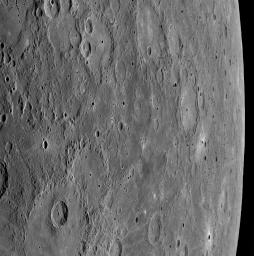 PIA10184: MESSENGER's First Image after Closest Approach