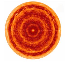 PIA10217: Saturn's North Pole Hot Spot and Hexagon