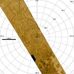 PIA10218: Radar Images Titan's South Pole