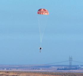 PIA10671: Testing Phoenix Mars Lander Parachute in Idaho