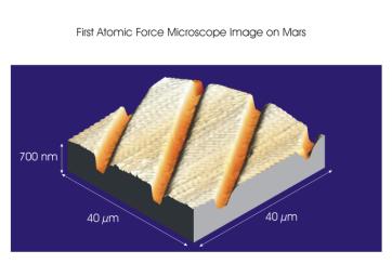 PIA10940: First Atomic Force Microscope Image from Mars