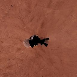 PIA11005: Full-Circle Color Panorama of Phoenix Landing Site on Northern Mars, Vertical Projection